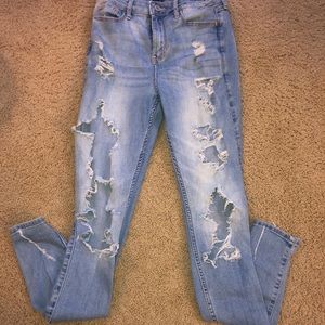 hollister size one jeans